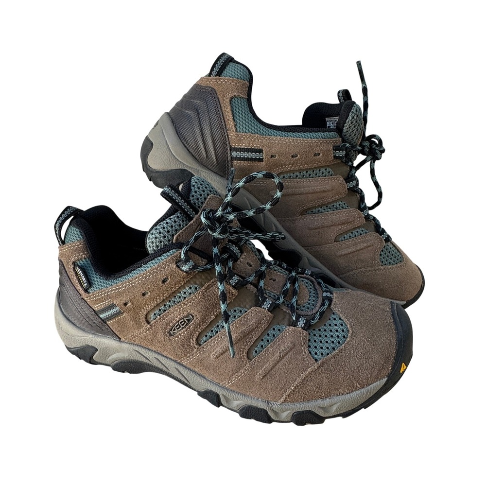 Keen Womens Headout Waterproof Suede Hiking Shoes Size 10 Brown 1028309